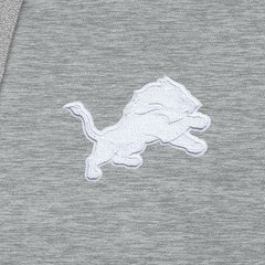 Detroit Lions Antigua Victory Pullover Hoodie Heather Gray - NFL