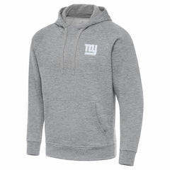 New York Giants Antigua Victory Pullover Hoodie Heather Gray - NFL