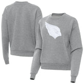 Arizona Cardinals Antigua Women's Victory Pullover Sweatshirt Heather Gray - NFL