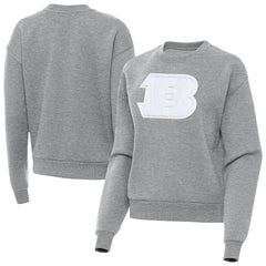 Cincinnati Bengals Antigua Women's Victory Pullover Sweatshirt Heather Gray - NFL
