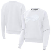 Buffalo Bills Antigua Women's Victory Pullover Sweatshirt White - NFL