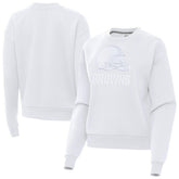 Cleveland Browns Antigua Women's Victory Pullover Sweatshirt White - NFL