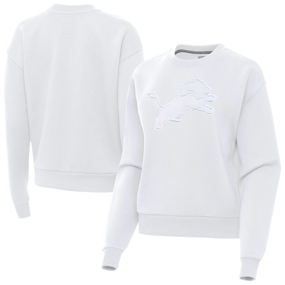 Detroit Lions Antigua Women's Victory Pullover Sweatshirt White - NFL