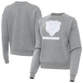 Chicago Bears Antigua Women's Victory Pullover Sweatshirt Heather Gray - NFL