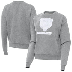 Chicago Bears Antigua Women's Victory Pullover Sweatshirt Heather Gray - NFL