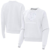 Chicago Bears Antigua Women's Victory Pullover Sweatshirt White - NFL