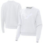 Houston Texans Antigua Women's Victory Pullover Sweatshirt White - NFL
