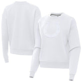 Indianapolis Colts Antigua Women's Victory Pullover Sweatshirt White - NFL