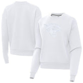 Jacksonville Jaguars Antigua Women's Victory Pullover Sweatshirt White - NFL