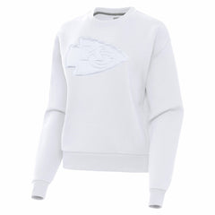 Kansas City Chiefs Antigua Women's Victory Pullover Sweatshirt White - NFL