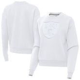 Las Vegas Raiders Antigua Women's Victory Pullover Sweatshirt White - NFL