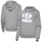 Green Bay Packers Antigua Women's Victory Pullover Hoodie Heather Gray - NFL