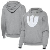 Las Vegas Raiders Antigua Women's Victory Pullover Hoodie Heather Gray - NFL