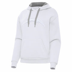 Los Angeles Chargers Antigua Women's Victory Pullover Hoodie White - NFL