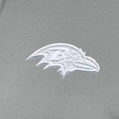 Baltimore Ravens Antigua Women's Reprocess Quarter-Zip Top Gray - NFL