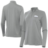 Seattle Seahawks Antigua Women's Reprocess Quarter-Zip Top Gray - NFL