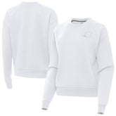 Miami Dolphins Antigua Women's Victory Crew Pullover Sweatshirt White - NFL