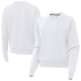 Washington Commanders Antigua Women's Victory Crew Pullover Sweatshirt White - NFL