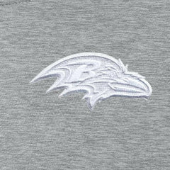 Baltimore Ravens Antigua Women's Victory Crew Pullover Sweatshirt Heather Gray - NFL