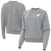 Arizona Cardinals Antigua Women's Victory Crew Pullover Sweatshirt Heather Gray - NFL