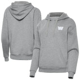Washington Commanders Antigua Women's Victory Pullover Hoodie Heather Gray - NFL
