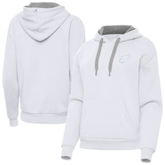 Arizona Cardinals Antigua Women's Victory Pullover Hoodie White - NFL