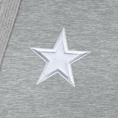 Dallas Cowboys Antigua Women's Victory Pullover Hoodie Heather Gray - NFL