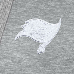 Tampa Bay Buccaneers Antigua Women's Victory Pullover Hoodie Heather Gray - NFL