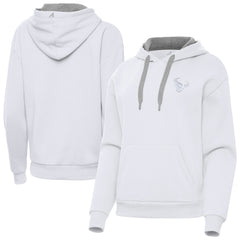 Houston Texans Antigua Women's Victory Pullover Hoodie White - NFL