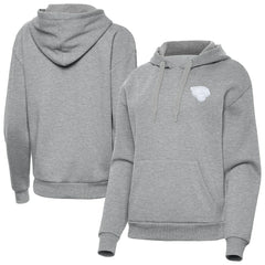 Jacksonville Jaguars Antigua Women's Victory Pullover Hoodie Heather Gray - NFL