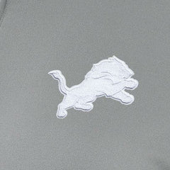 Detroit Lions Antigua Women's Reprocess Quarter-Zip Top Gray - NFL