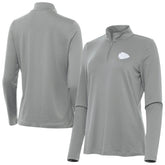 Kansas City Chiefs Antigua Women's Reprocess Quarter-Zip Top Gray - NFL