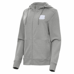 Cincinnati Bengals Antigua Women's Seeker Full-Zip Hoodie Jacket Heather Gray - NFL