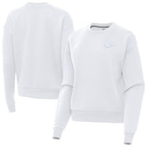 Kansas City Chiefs Antigua Women's Victory Crew Pullover Sweatshirt White - NFL