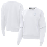 Las Vegas Raiders Antigua Women's Victory Crew Pullover Sweatshirt White - NFL