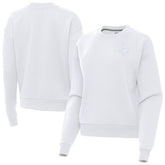 Minnesota Vikings Antigua Women's Victory Crew Pullover Sweatshirt White - NFL