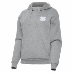 Cincinnati Bengals Antigua Women's Victory Pullover Hoodie Heather Gray - NFL