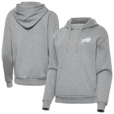 Buffalo Bills Antigua Women's Victory Pullover Hoodie Heather Gray - NFL