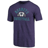 NBA - Charlotte Hornets Purple Half Classic Tri-Blend T-Shirt