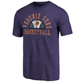 NBA - Phoenix Suns Purple Half Classic Tri-Blend T-Shirt