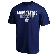 Toronto Maple Leafs - Navy Double Stack T-Shirt