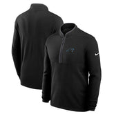 Carolina Panthers Lightweight Victory Dri-FIT Half-Zip Pullover Black - Nike