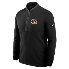 Cincinnati Bengals Lightweight Victory Dri-FIT Half-Zip Pullover Black - Nike