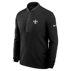 New Orleans Saints Lightweight Victory Dri-FIT Half-Zip Pullover Black - Nike
