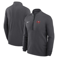 Tampa Bay Buccaneers Lightweight Victory Dri-FIT Half-Zip Pullover Anthracite - Nike