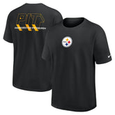 Pittsburgh Steelers Dominate The Game Essential Max90 T-Shirt Black - Nike