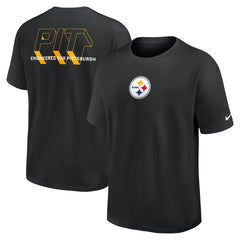 Pittsburgh Steelers Dominate The Game Essential Max90 T-Shirt Black - Nike