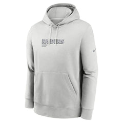 Las Vegas Raiders Edge Pack French Terry Club Pullover Hoodie Gray - Nike