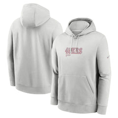 San Francisco 49ers Edge Pack French Terry Club Pullover Hoodie Gray - Nike