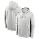 Green Bay Packers Edge Pack French Terry Club Pullover Hoodie Gray - Nike